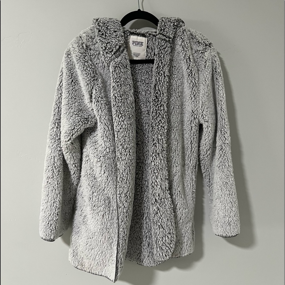 Pink Sherpa jacket womens xs